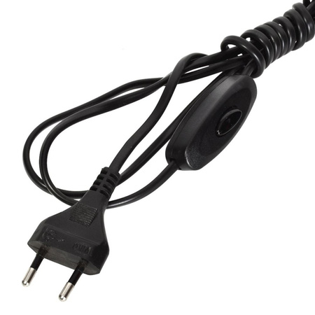 Lampa stołowa nocna czarna 1xGU10 VIDAR Milagro Metal + drewno styl skandynawski