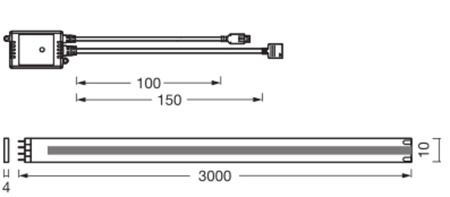 Taśma Pasek LED 22W COB RGB Ściemnialna Pilot 3m SMART+ WiFi Magic Ledvance