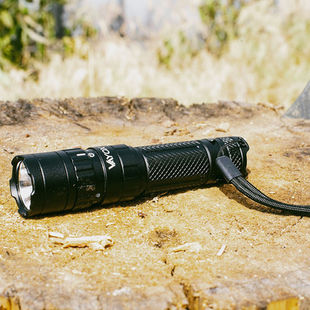 Latarka LED Taktyczna Szperacz USB Mocna Akumulatorowa IP65 PRO VA0077 VAYOX