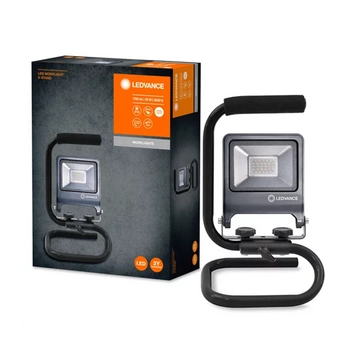 Naświetlacz Reflektor LED Lampa Akumulatorowy Przenośny Roboczy 20W 1700lm 4000K IP65 Grafitowy Worklight Ledvance