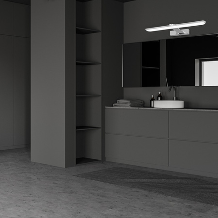 Lampa Ścienna Kinkiet SPLASH Chrom 40cm 8W LED Milagro