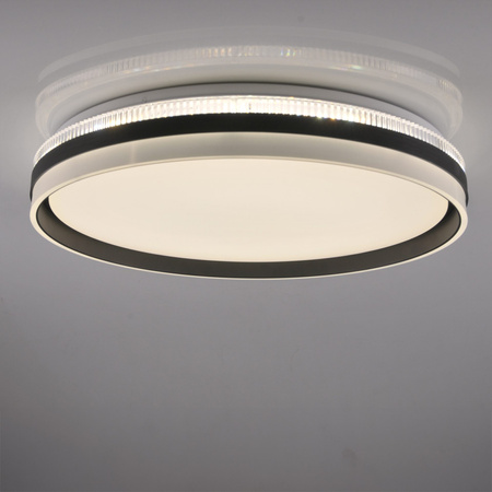 Plafon LED Oprawa Sufitowa 72W 8000lm CCT 120° Biała Czarna IP44 Pilot Ściemnialna Barbara Sanico Goldlux