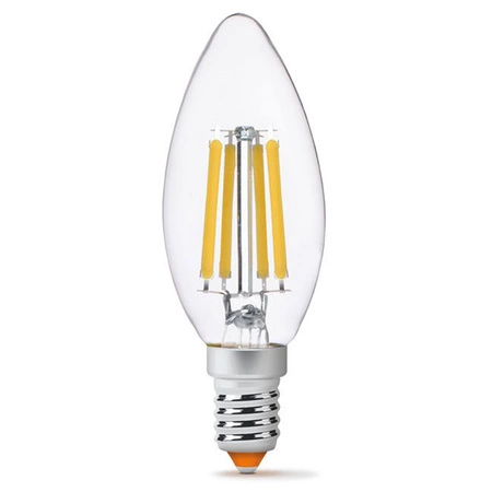 Żarówka LED E14 C35 Świeczka 6W = 60W 806lm 4000K Neutralna 360° FILAMENT Videx