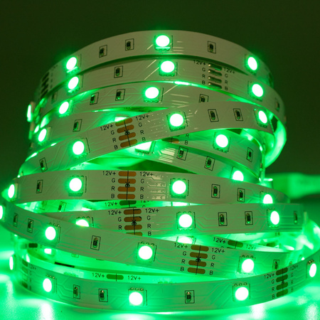 Taśma LED Pasek 12V 36W 150LED 5050 RGB 10mm 5m