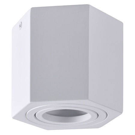 Oprawa natynkowa sufitowa Hexagon GU10 LED ruchoma SPOT biała