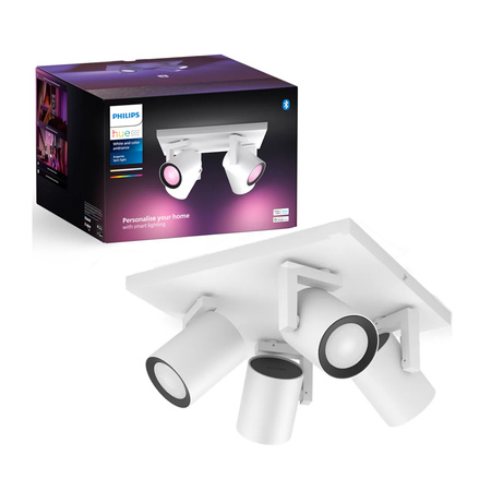 Philips HUE White and Color Ambiance Lampa Argenta 4x4,2W Bluetooth Zigbee 