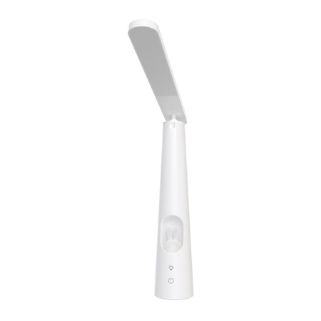 Lampka Biurkowa LED Stołowa Dotykowa Stołowa 7W 380lm CCT 110° Biała Ściemnialna Bunny Sanico Goldlux