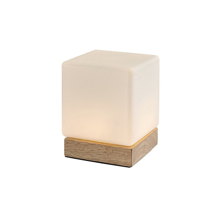 Lampa Stołowa Biurkowa Nocna Dekoracyjna 1.3W 40lm 3000K Ściemnialna Brązowy Skandynawski Pirit Rabalux
