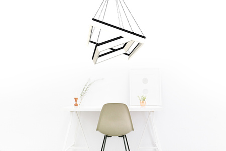 Lampa wisząca NERO 80W LED 4000K IP20 Metal i akryl Milagro Styl nowoczesny