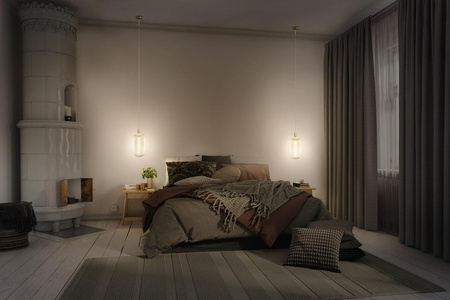 Lampa Sufitowa Wisząca Zwis Beżowy Vintage 1906 Pendulum Ledvance