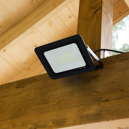 Naświetlacz LED 100W 7000lm 6500K 120° IP65 Czarny GOLDLUX (Polux)