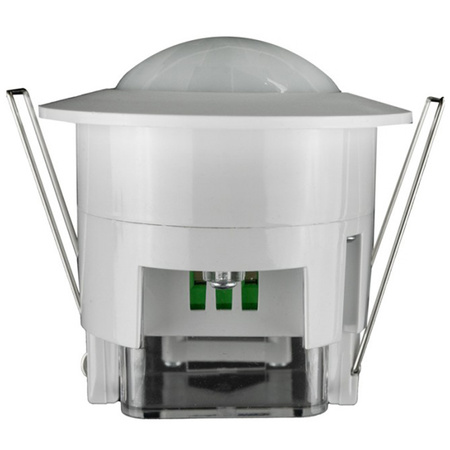 Mikrofalowy Czujnik Ruchu Podtynkowy 360° 8m Wewnętrzny Biały