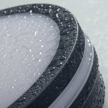 Plafon LED Lampa Sufitowa Czujnik Ruchu Natynkowa 30W 3120lm CCT IP65 Grafitowa BENO KANLUX