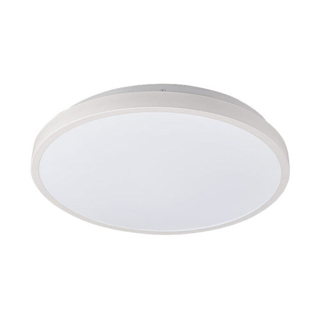 Plafon LED Lampa Sufitowa Natynkowa Łazienkowa AGNES ROUND 8186 22W 4000K IP44 Biała Nowodvorski