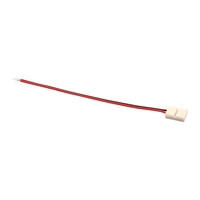 20x Złączka do Taśmy Jednostronna z Przewodem LED Spinka 2PIN 1.2cm 12V CONNECTOR Kanlux