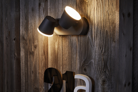 Kinkiet Ogrodowy Lampa Elewacyjna Zewnętrzna LED 13.5W 800lm 3000K Ciepła Szary IP44 Endura Osram