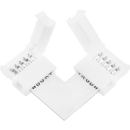 Złączka kątowa do taśmy LED 5PIN zatrzask 12mm