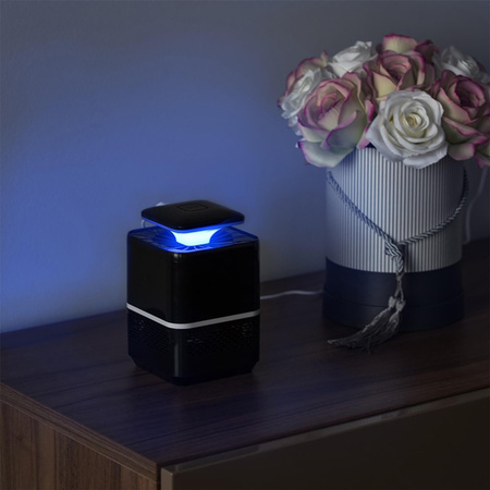 Lampa Pułapka Owadobójcza na Komary Muchy Światło UV USB VAYOX