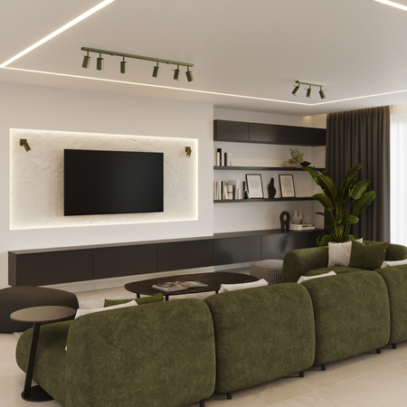 Lampa Sufitowa Plafon Tuba Spot 3x GU10 Oliwkowa Ring Bittersweet Shimmer SL.1503 Sollux