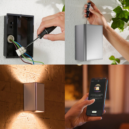 Philips HUE Resonate Lantern Kinkiet Zewnętrzny 17464/47/P7