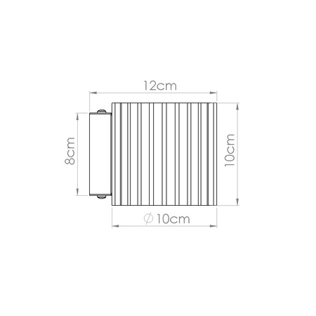 Oprawa Natynkowa G9 Aluminiowa Beżowy Aura Deep Space SL.1791 Sollux