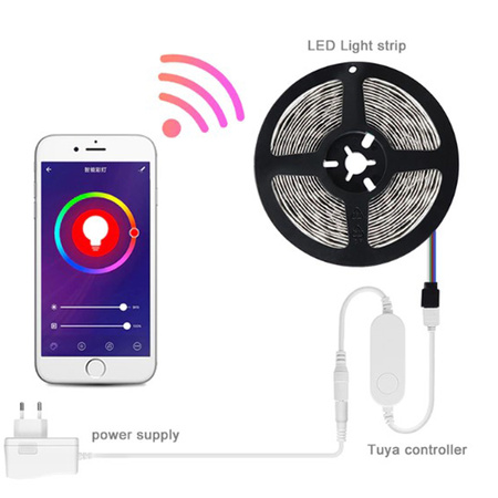 Sterownik do taśm LED RGB Smart Home WIFI TUYA RGB 72W