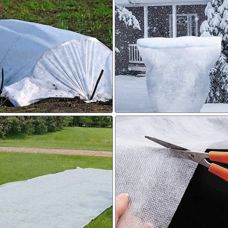 Agrowłóknina Wiosenna Okryciowa 1.1 x 10 m 17g Biała