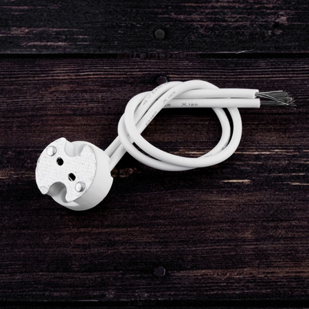 Oprawa Ceramiczna Gniazdo ceramiczne Przyłączeniowe do LED KOSTKA G5,3 MR16 G4