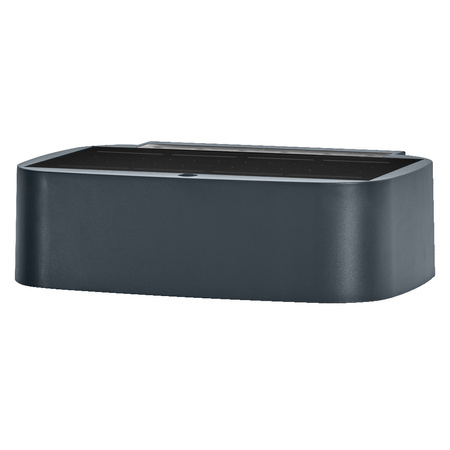 Kinkiet Ogrodowy Lampa Elewacyjna Zewnętrzna LED z Czujnikiem Zmierzchu 7.6W 520lm 3000K Ciepła Ściemnialna Szary IP65 Endura Osram