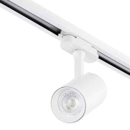 Reflektor Szynowy GU10 BIAŁY do Szynoprzewodów Jednofazowych Regulowana Oprawa na Szynę Walec SPOT Lampa