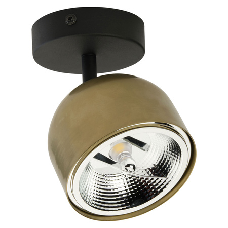 Lampa Sufitowa ALTEA BLACK/GOLD Spot Reflektor Czarno-Złota Nowoczesna ES111 GU10 3424 TK Lighting