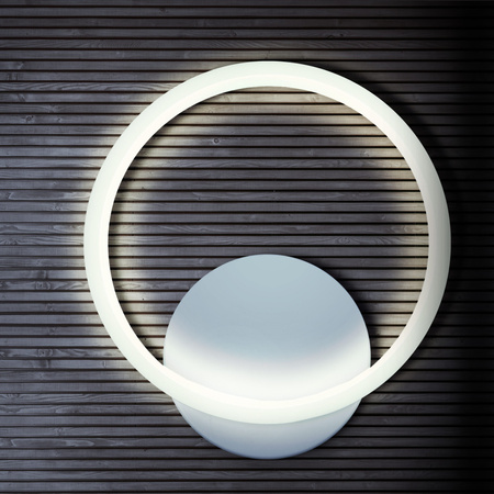 Kinkiet Ścienny LED 11.5W 700lm 4000K Neutralna Biały ROMAN Sanico Goldlux