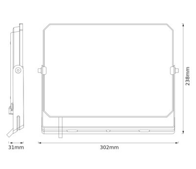 Naświetlacz LED Halogen Zewnętrzny Reflektor 100W 3000K 9000lm IP65 FLOODLIGHT LUX OSRAM