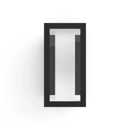 Kinkiet Ogrodowy LED Lampa Zewnętrzna Elewacyjna 15.8W 1180lm IP44 White and Color Ambiance RGB + TW Czarna Inteligentna SMART Zigbee Bluetooth Impress Philips HUE