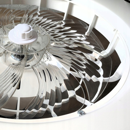 Plafon LED Lampa Sufitowa z Wentylatorem 55W 3000K-5000K z Pilotem