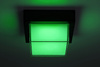 Lampa Ogrodowa Sufitowa Zewnętrzna Kinkiet Elewacyjny 10W 790lm 3000-6500K CCT RGB Ściemnialna IP54 Czarny Nowoczesny Durbe Rabalux