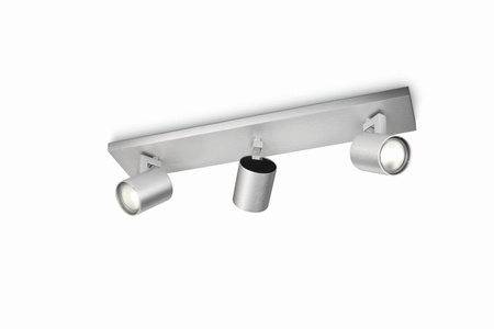 Lampa Sufitowa Reflektor Natynkowy 3x GU10 Aluminium Runner Philips