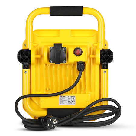 Naświetlacz LED 50W 4000lm 4000K IP44 Czarny+Żółty Samsung Chip VT-51 V-TAC