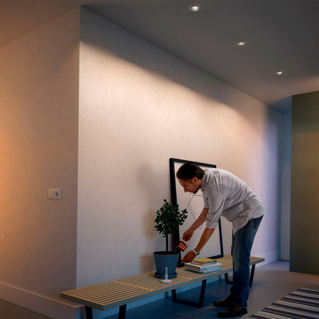 3x Oprawa Podtynkowa Wpuszczana GU10 Biała Enneper Philips