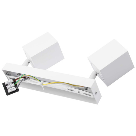 Lampa Sufitowa Ścienna Reflektor 2xGU10 QUANTUS Biała