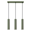 Lampa Wisząca Sufitowa Zwis Tuba Spot 3x GU10 Oliwkowa Lagos Ocean Green SL.1486 Sollux