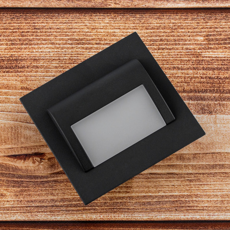 Oprawa schodowa DECORUS 9 LED 1,2W grafit ProVero ciepła