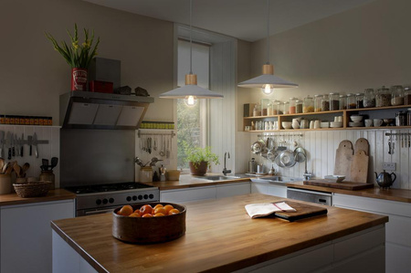 Lampa Sufitowa Wisząca Dekoracyjna E27 Zwis Szary Brązowy Beton Decor Ledvance