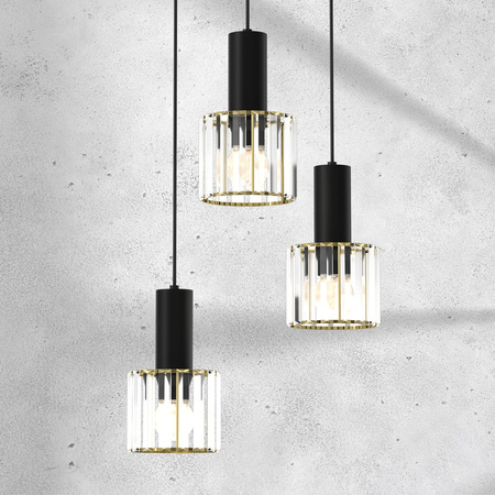 Lampa Wisząca Sufitowa CRISTAL 3xE27 Milagro
