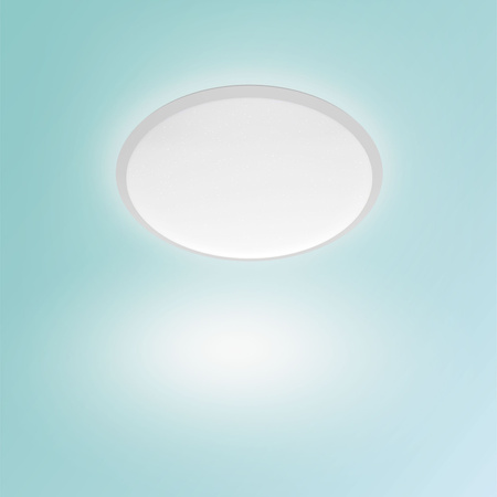 Lampa Sufitowa Plafon Łazienkowy LED 12W 900lm 2700K IP44 Biała CAVANAL Bathroom Philips