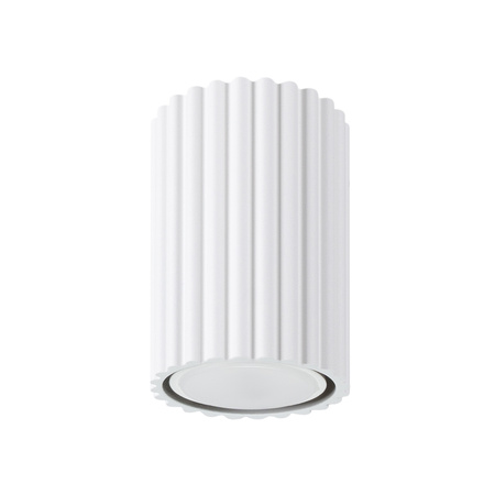 Lampa Sufitowa Oprawa Natynkowa Tuba Spot 1x GU10 Biała Karbon Deep Space SL.1530 Sollux