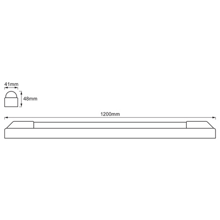 Lampa LED Oprawa Liniowa 25W 2700lm 4000K Neutralna 120cm POWER BATTEN LEDVANCE