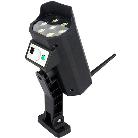 Lampa Solarna LED Atrapa Kamery Zewnętrzna Ogrodowa Czujnik Ruchu + Pilot