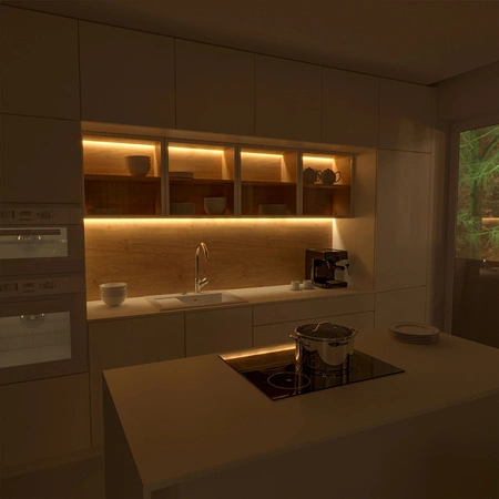 Taśma LED Pasek 20W Wielokolorowa RGB IP20 30m (2x15m) z Pilotem Sterującym i Zasilaczem LIGHTSTRIPS Philips