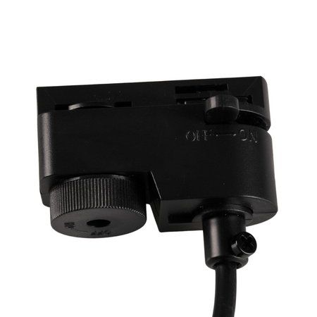 Zestaw Szynowy Szynoprzewód Szyna Listwa 1-Fazowa + 3x Reflektor GU10 Czarna MARIBEL Sanico Goldlux